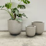 Short U Pot - Poly Terrazzo