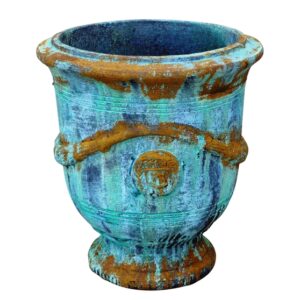 Anduze Urn - Traditional Copper Rust 70cm