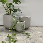 Short U Pot - Poly Terrazzo
