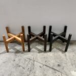 Mid Century Inspired Timber Pot Stands