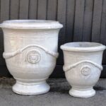 Anduze Urn - Traditional White Glaze
