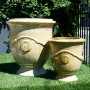 Anduze Urn - Traditional Cream Glaze