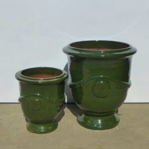 Anduze Urn - Traditional Chartreuse Glaze