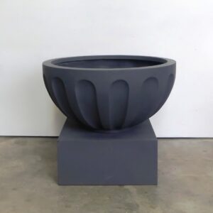 Bowl & Base - Fibrestone Scallop 80cm