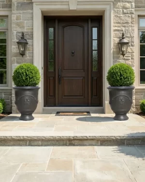 Anduze Urn - Fleur De Lys