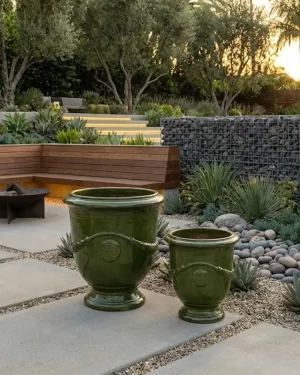 Anduze Urn - Traditional Chartreuse Glaze