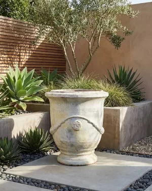 Anduze Urn - Traditional Classic Stone 1mtr