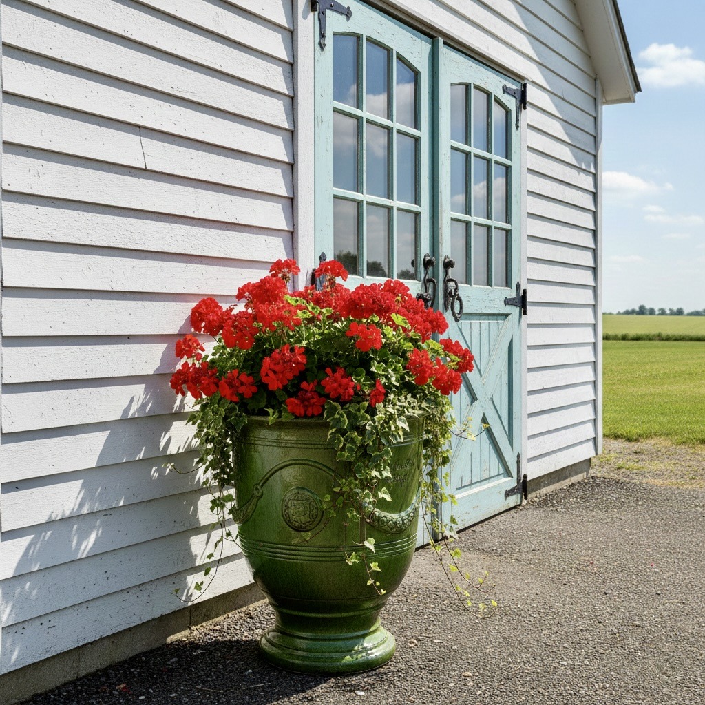 Anduze Urn - Authentic Emaill'e de Verd