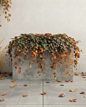 regulation Planter Cement Grey front view