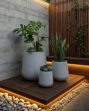 Tall Rounds - Poly terrazzo