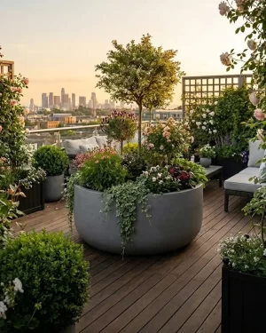 XL Low Bowl 120cm - Poly Terrazzo